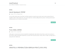 Tablet Screenshot of mastarije.iza-ogledala.com